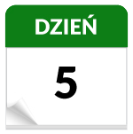 Kartka z kalendarza dzień 5