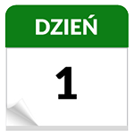 Kartka z kalendarza dzień 1